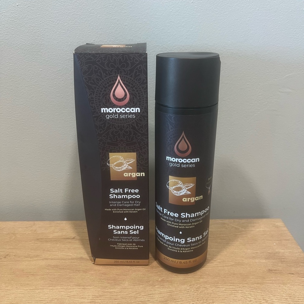 Gold Series Salt Free Shampoo – Argan 250 ml/8.45 Fl.oz